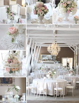 Nežná svadobná výzdoba Vintage .
Ruža, gypsomilka, hortenzia, pivonka.
Ružová svadobná výzdoba